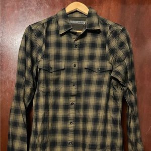Men’s Onassis Olive Plaid Shirt